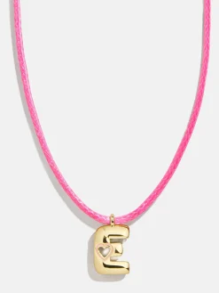 Pretty in Pink Kids Initial Necklace - Light Pink
