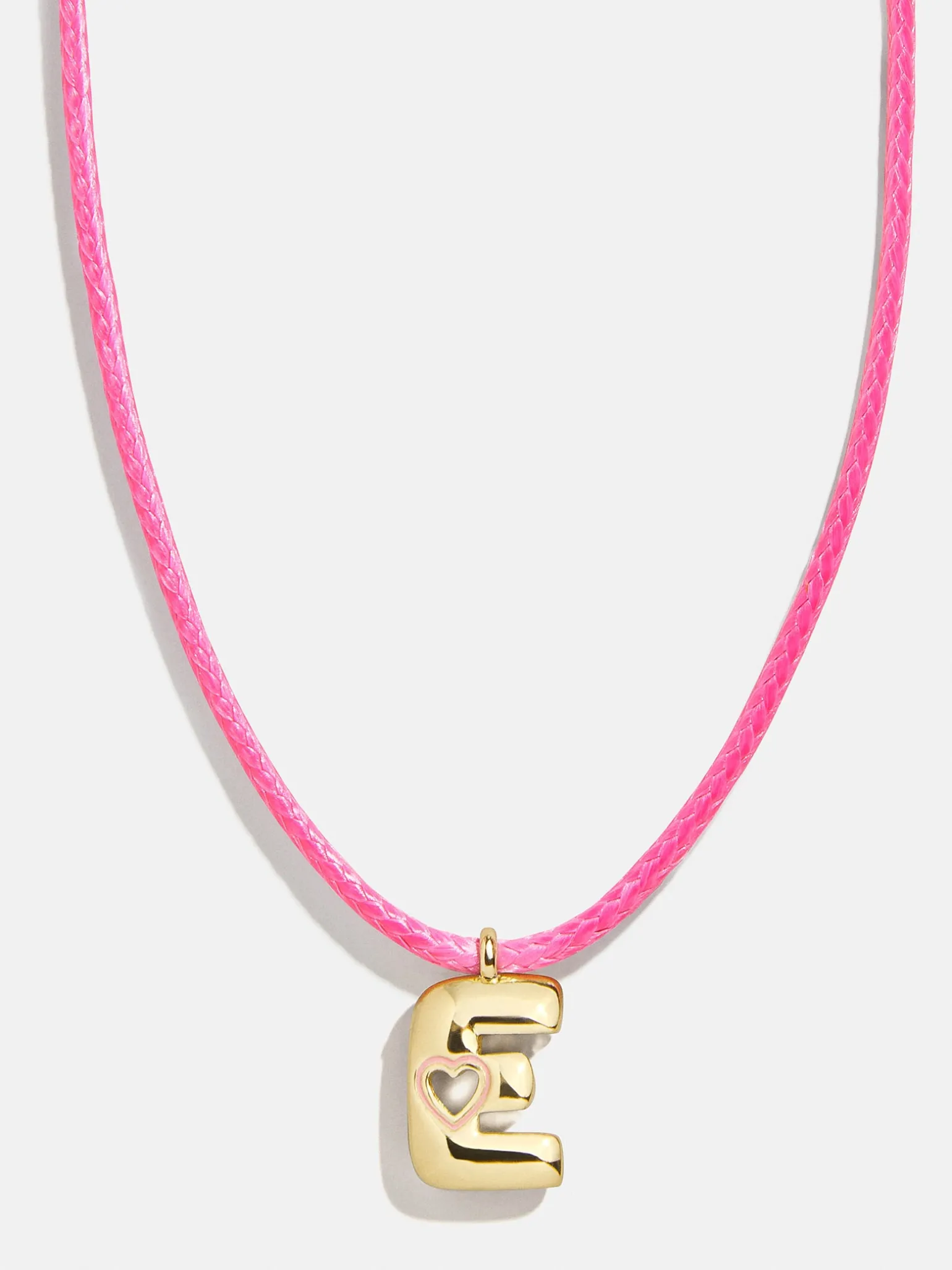 Pretty in Pink Kids Initial Necklace - Light Pink