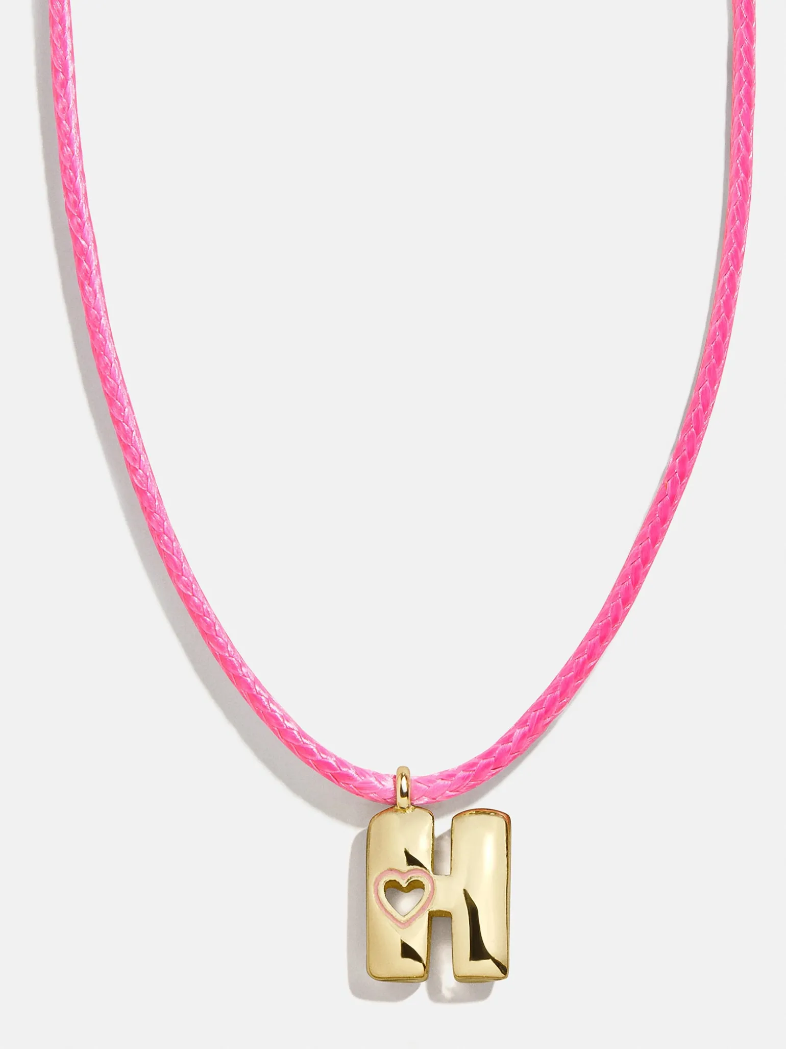 Pretty in Pink Kids Initial Necklace - Light Pink