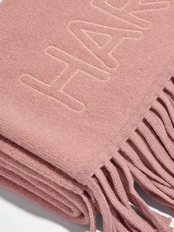 Pure Merino Wool Custom Blanket - Dusty Rose/Cream