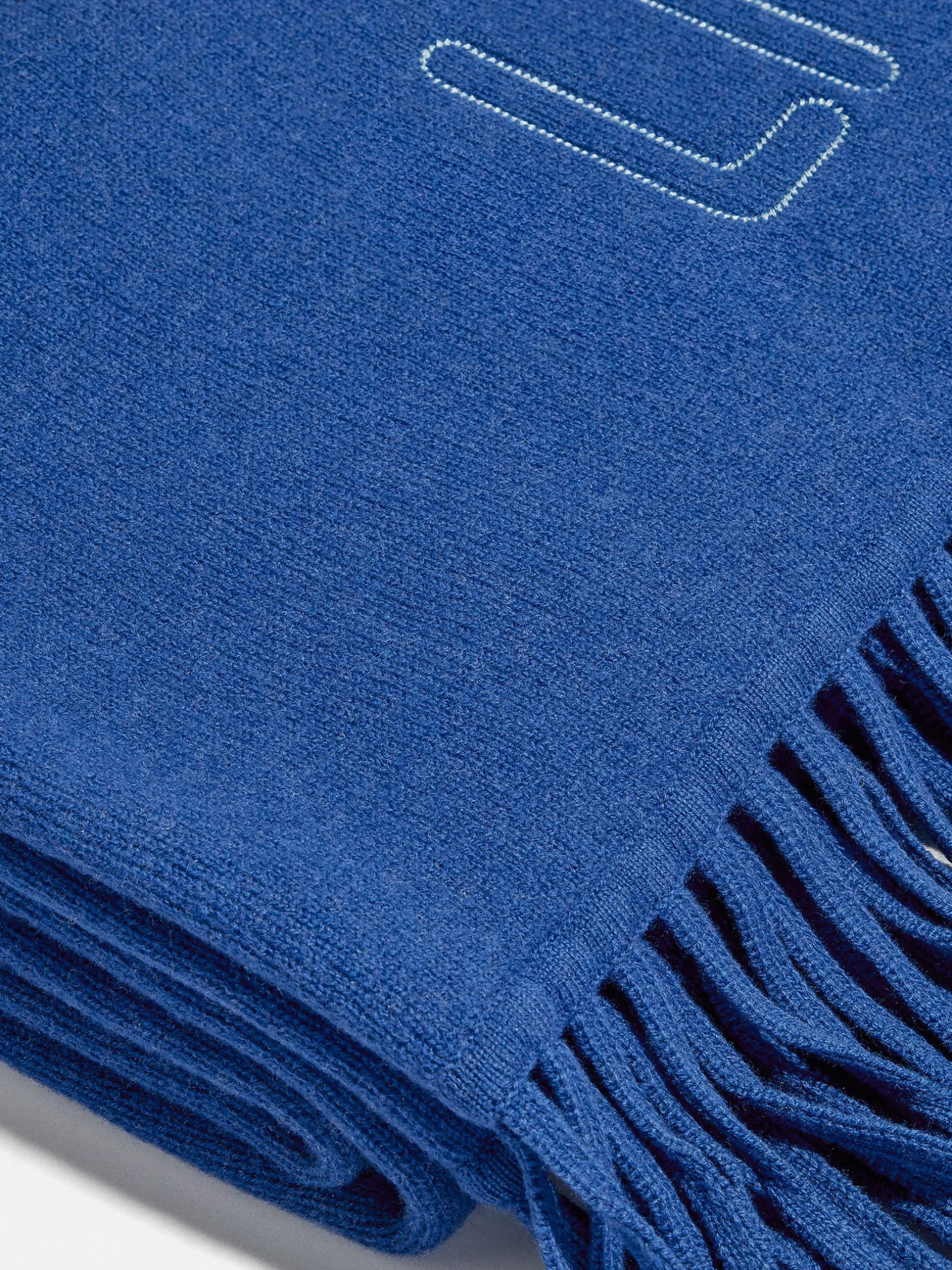 Pure Merino Wool Custom Blanket - Royal Blue/Sky Blue