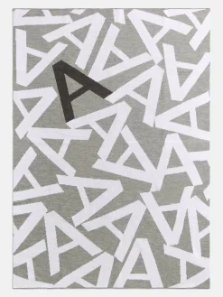 Ramble On Custom Blanket - Gray/White