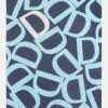 Ramble On Custom Blanket - Navy/Light Blue