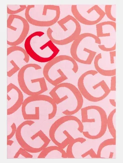 Ramble On Custom Blanket - Light Pink/Red