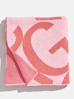 Ramble On Custom Blanket - Light Pink/Red