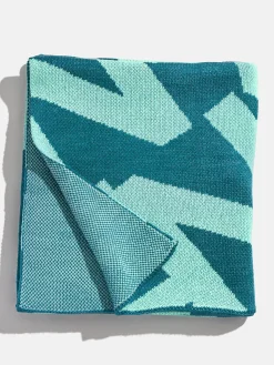Ramble On Custom Blanket - Teal/Bright Teal
