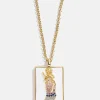 Reversible 18K Gold Vermeil Zodiac Pendant Necklace - Virgo
