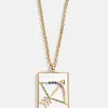 Reversible 18K Gold Vermeil Zodiac Pendant Necklace - Sagittarius