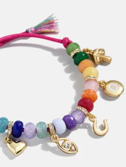 Riley Semi-Precious Charm Bracelet - Multi