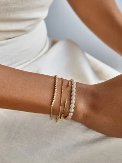 Rima 18K Gold Vermeil Cuff Bracelet - Smooth Gold