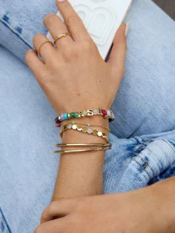 Rivera Stretch Bracelet - Gold/Pavé