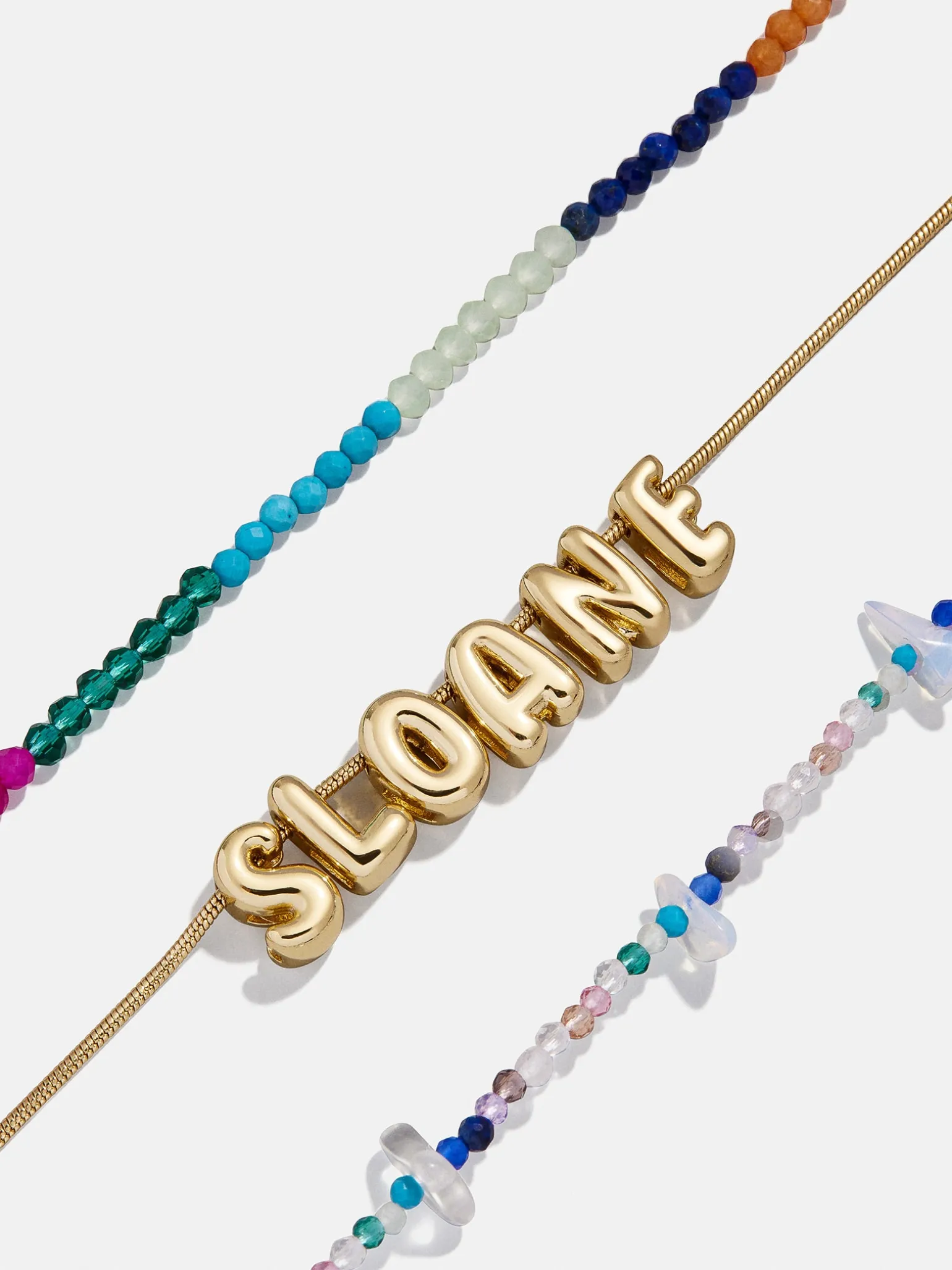 Rowan Semi-Precious Custom Layered Necklace - Santorini