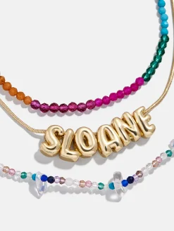 Rowan Semi-Precious Custom Layered Necklace - Santorini