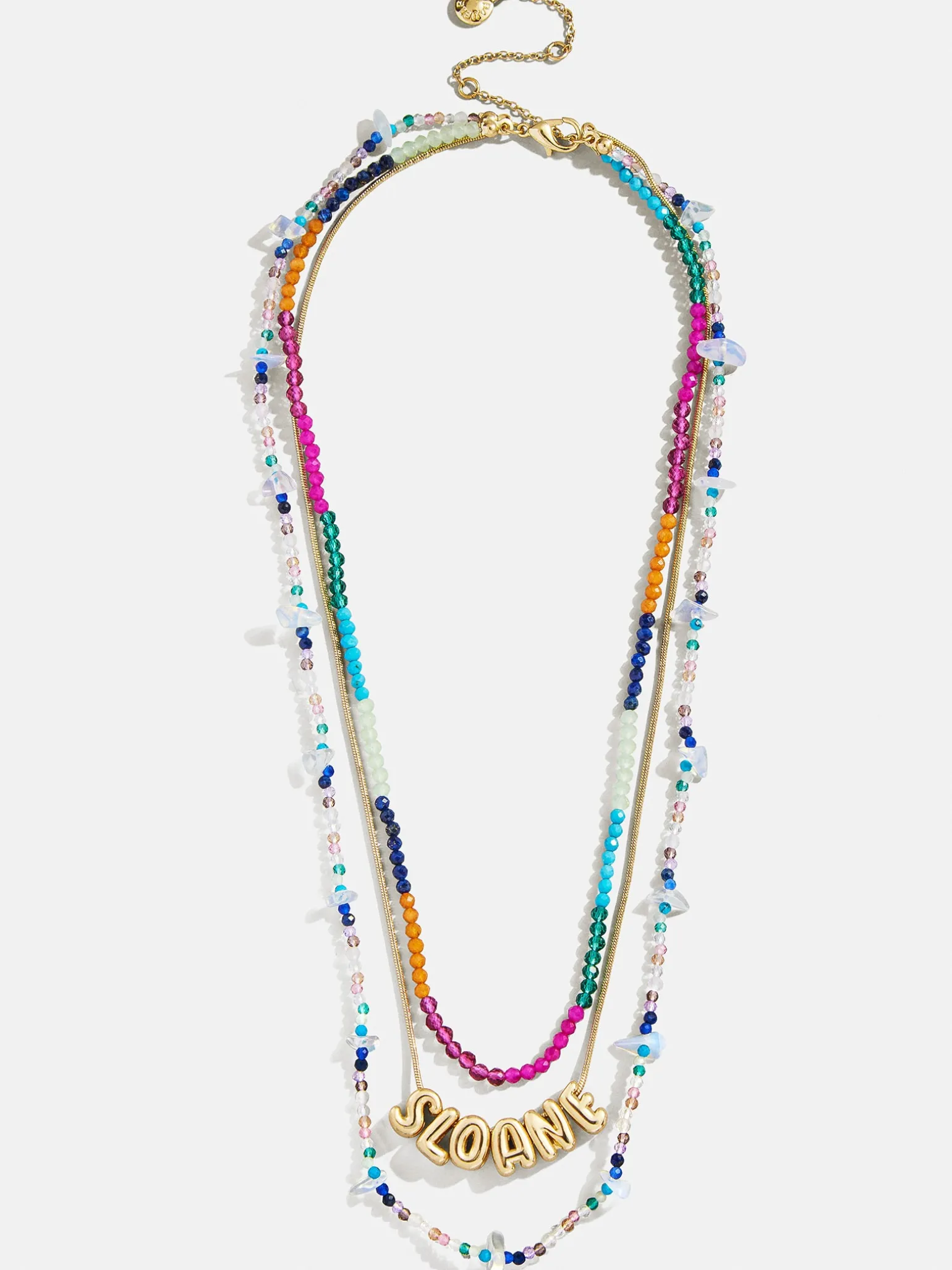 Rowan Semi-Precious Custom Layered Necklace - Santorini