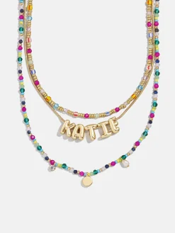Rowan Semi-Precious Custom Layered Necklace - St. Tropez