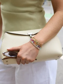 Rowan Semi-Precious Custom Layered Bracelet - Santorini