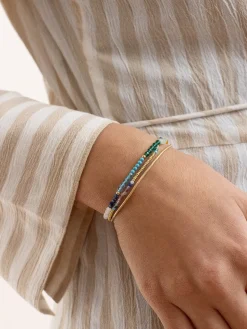 Rowan Semi-Precious Layered Bracelet - Capri