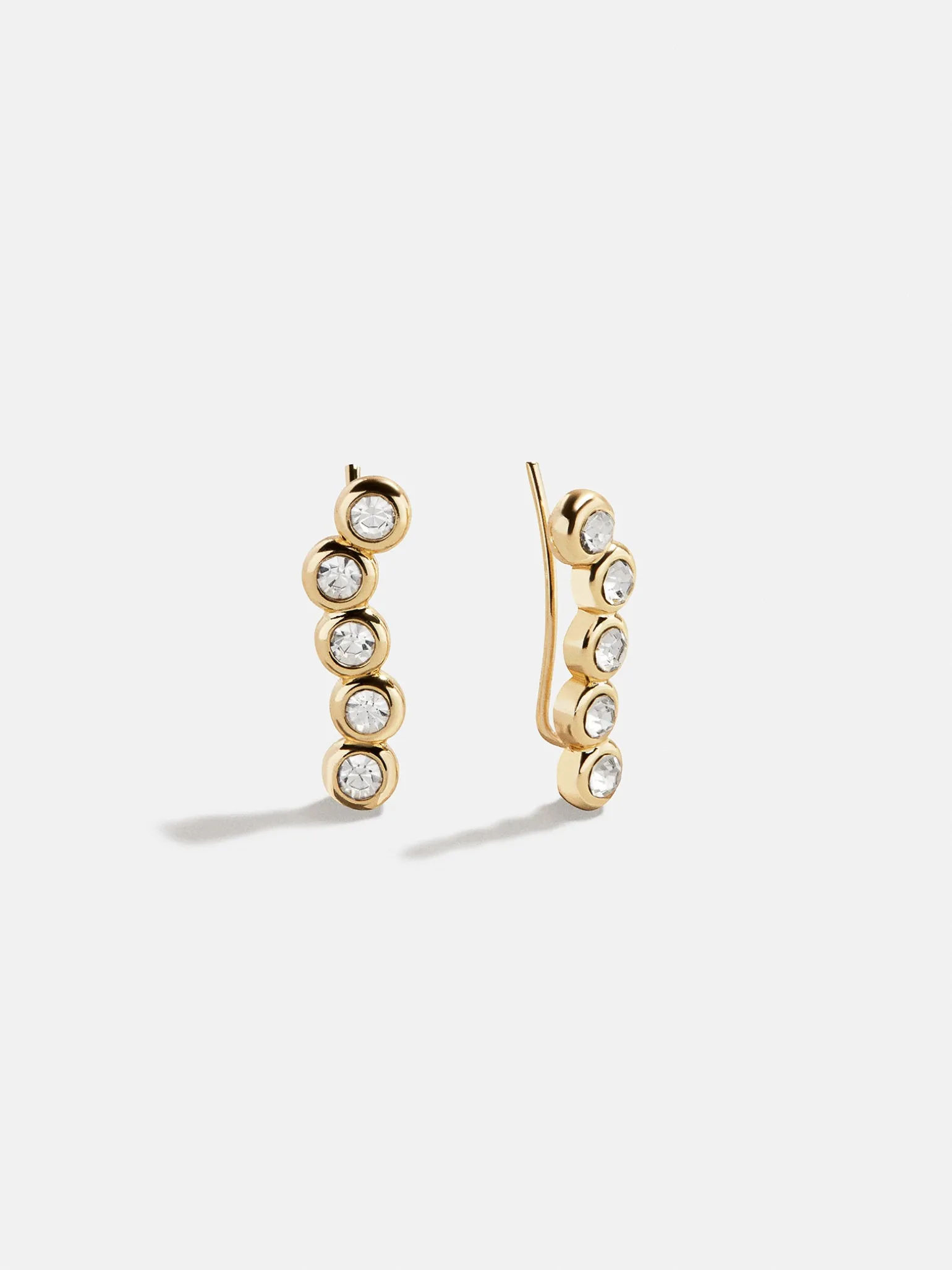 Savannah Crawler Earrings - Gold/Pavé