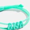 Say It All Custom Slider Bracelet - Turquoise
