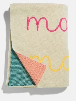 Script Ombre Name Custom Blanket - Beige/Multi