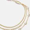 Selene 18K Gold Vermeil Layered Bracelet - Selene 18K Gold Vermeil Layered Bracelet