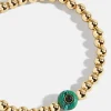 Semi-Precious Birthstone Pisa Bracelet - Emerald