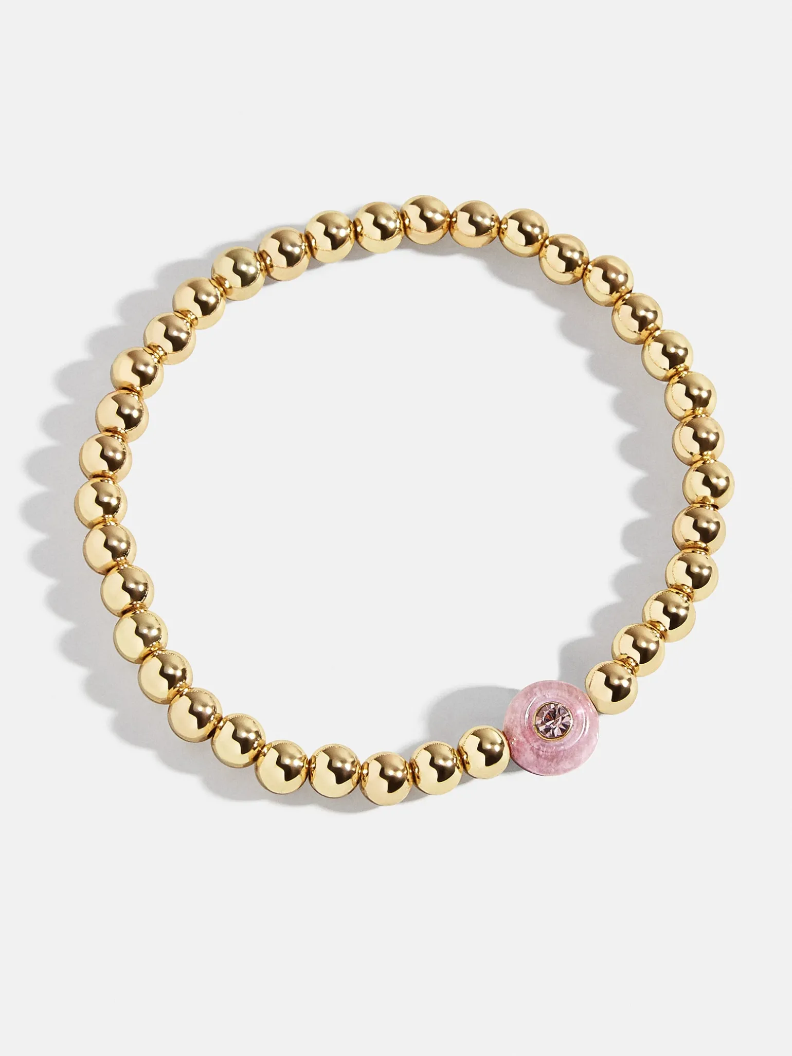 Semi-Precious Birthstone Pisa Bracelet - Light Amethyst