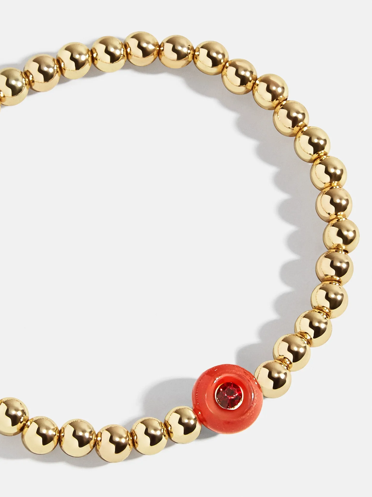 Semi-Precious Birthstone Pisa Bracelet - Ruby