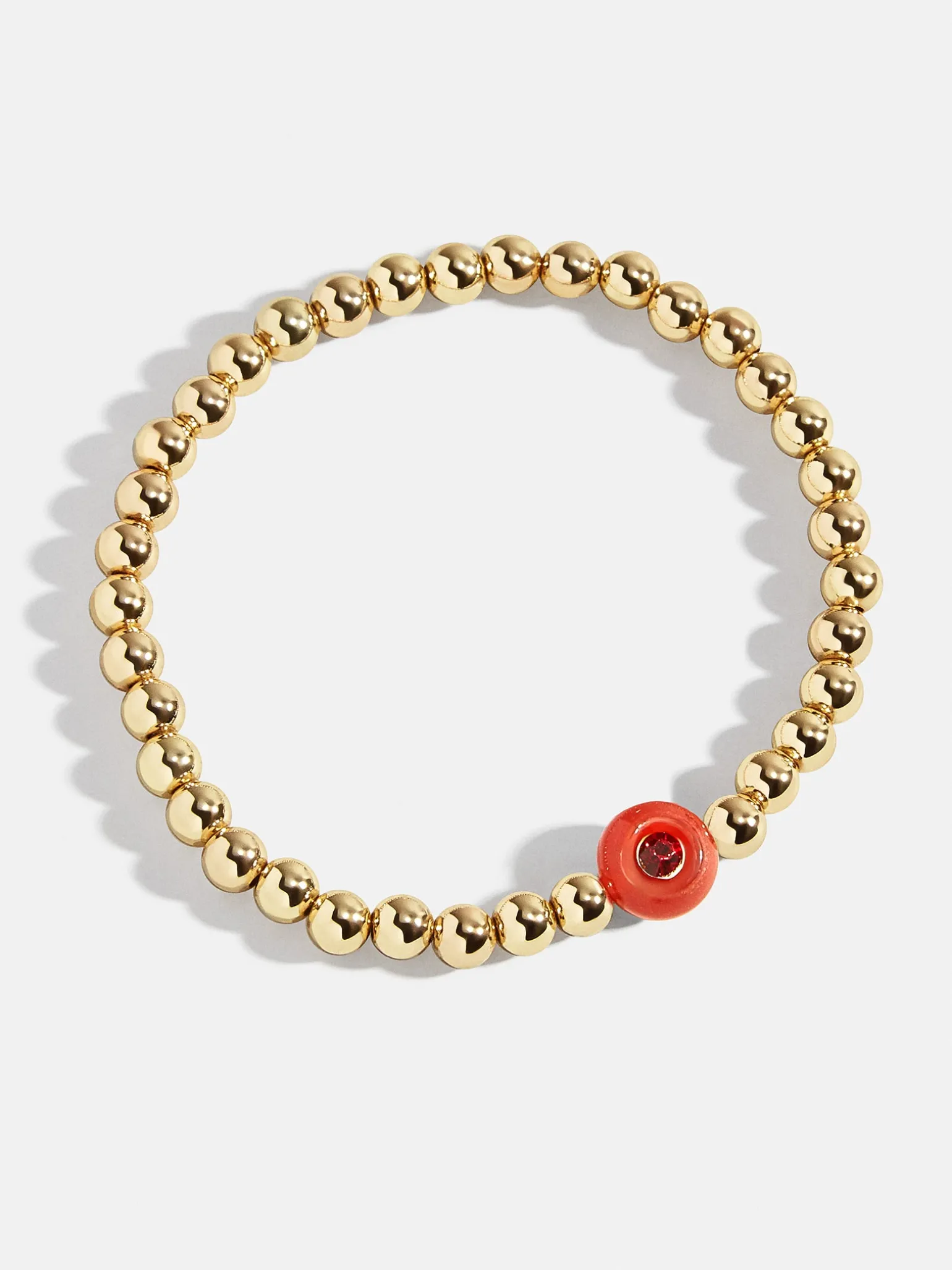 Semi-Precious Birthstone Pisa Bracelet - Ruby
