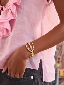 Semi-Precious Birthstone Pisa Bracelet - Topaz