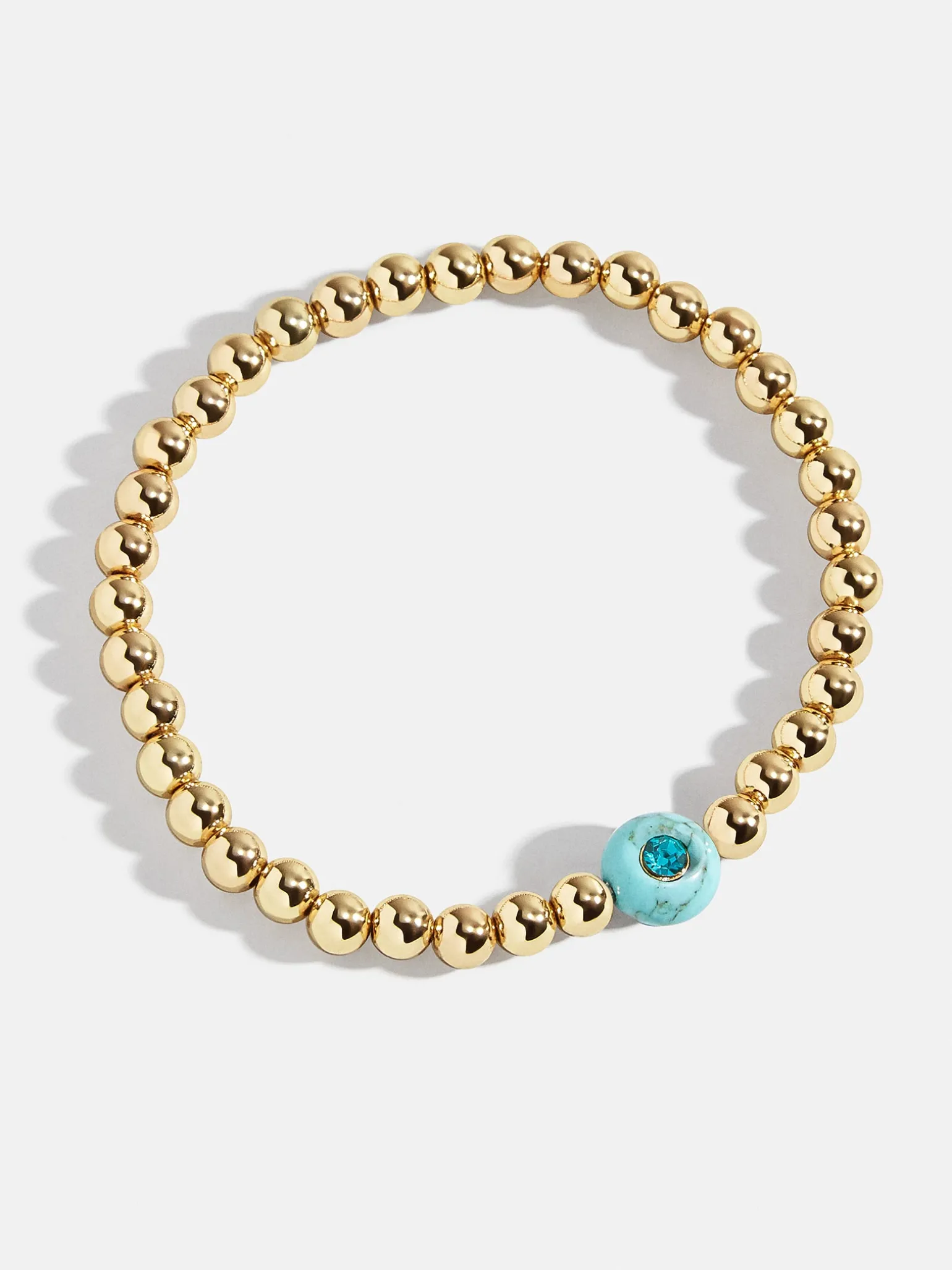 Semi-Precious Birthstone Pisa Bracelet - Blue Zircon