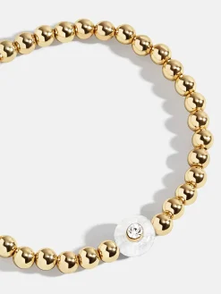 Semi-Precious Birthstone Pisa Bracelet - Crystal