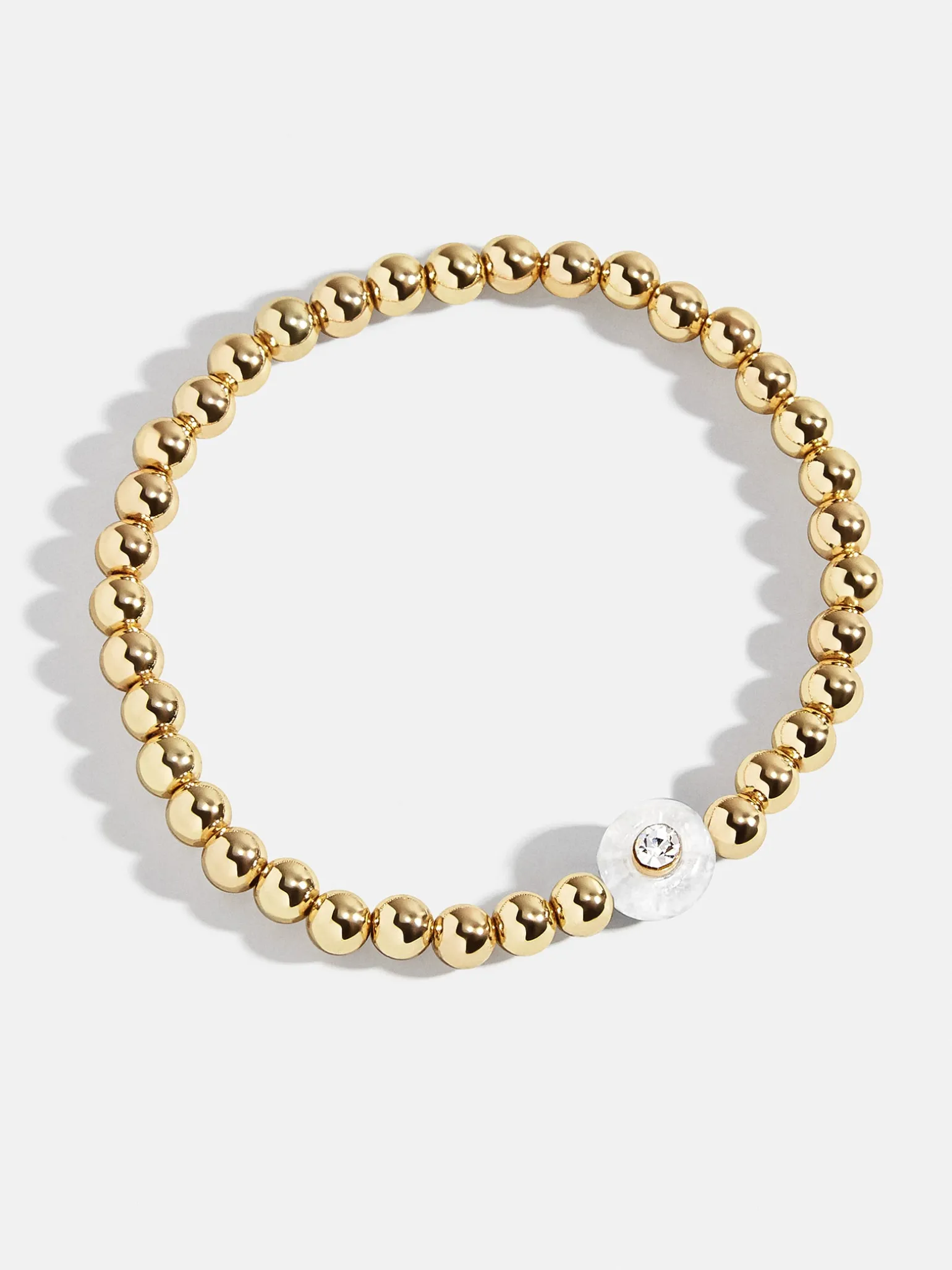 Semi-Precious Birthstone Pisa Bracelet - Crystal