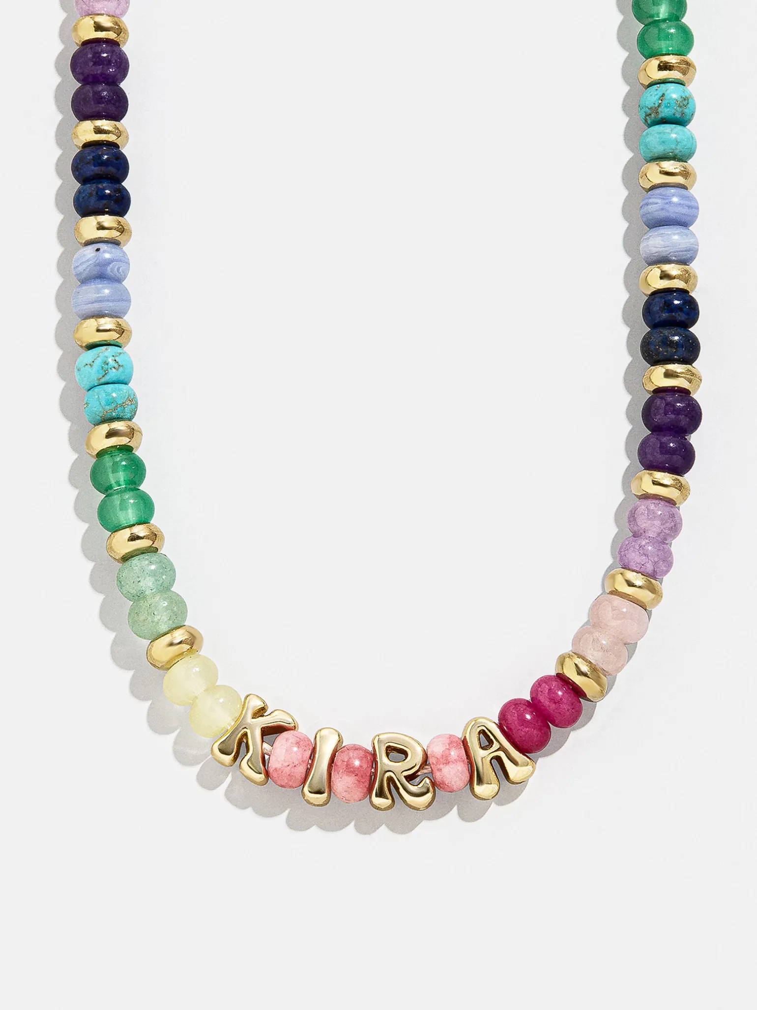 Semi-Precious Custom Bubble Necklace - Semi-Precious Bubble