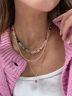 Semi-Precious Custom Bubble Necklace - Semi-Precious Bubble