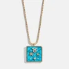 Semi-Precious Zodiac Pendant Necklace - Taurus