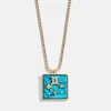 Semi-Precious Zodiac Pendant Necklace - Gemini