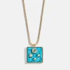 Semi-Precious Zodiac Pendant Necklace - Cancer