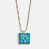 Semi-Precious Zodiac Pendant Necklace - Leo