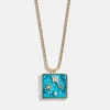 Semi-Precious Zodiac Pendant Necklace - Scorpio