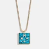 Semi-Precious Zodiac Pendant Necklace - Pisces