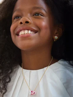 Shoot For The Stars Kids' Necklace - Pink