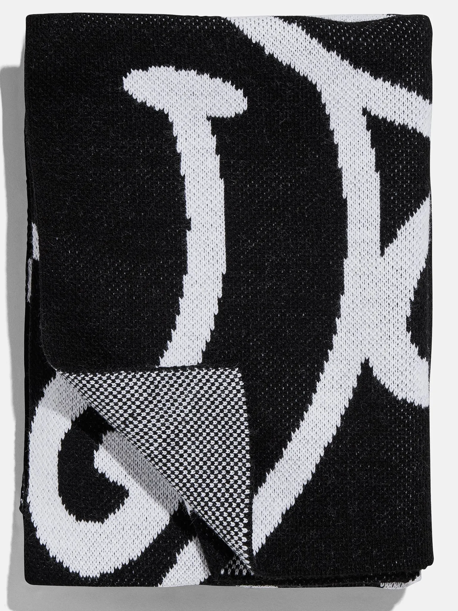 Show Me A Smile Custom Blanket - Black/White