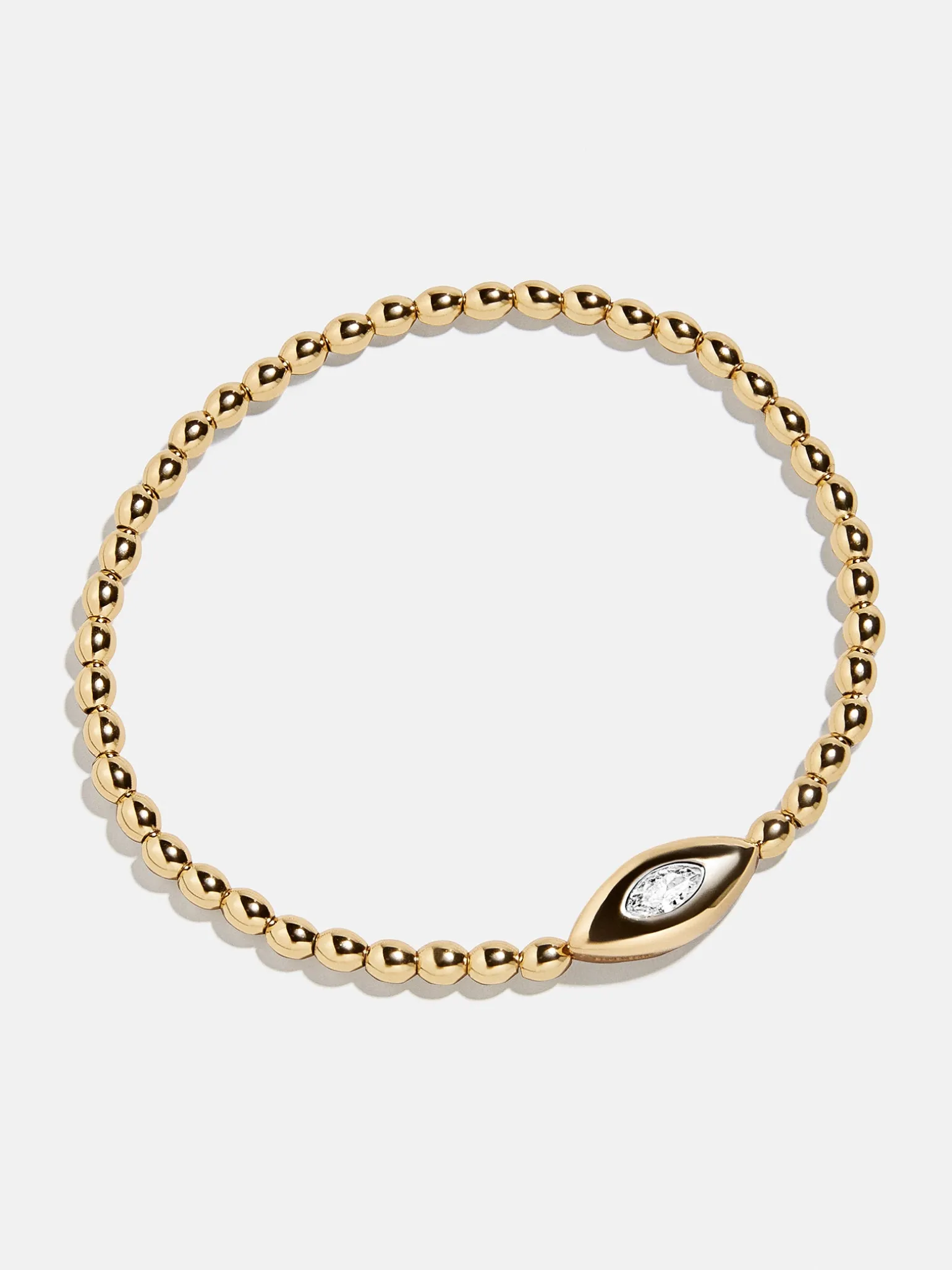 Silma 18K Gold Vermeil Evil Eye Bracelet - Gold/Pavé