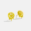 Smile Drip 18K Gold Vermeil Kids' Earrings - Smiley