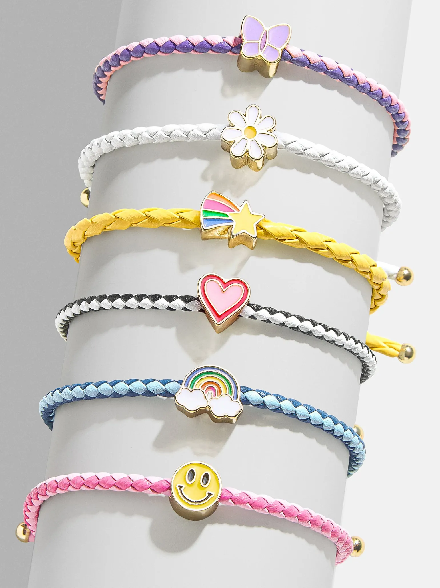 Somewhere Over The Rainbow Kids Bracelet Set - Rainbow Charm