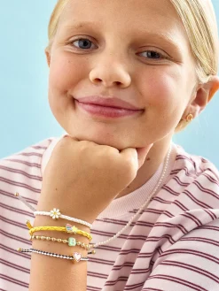 Somewhere Over The Rainbow Kids Bracelet Set - Rainbow Charm