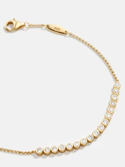 Sophie 18K Gold Vermeil Tennis Bracelet - Gold/Pavé