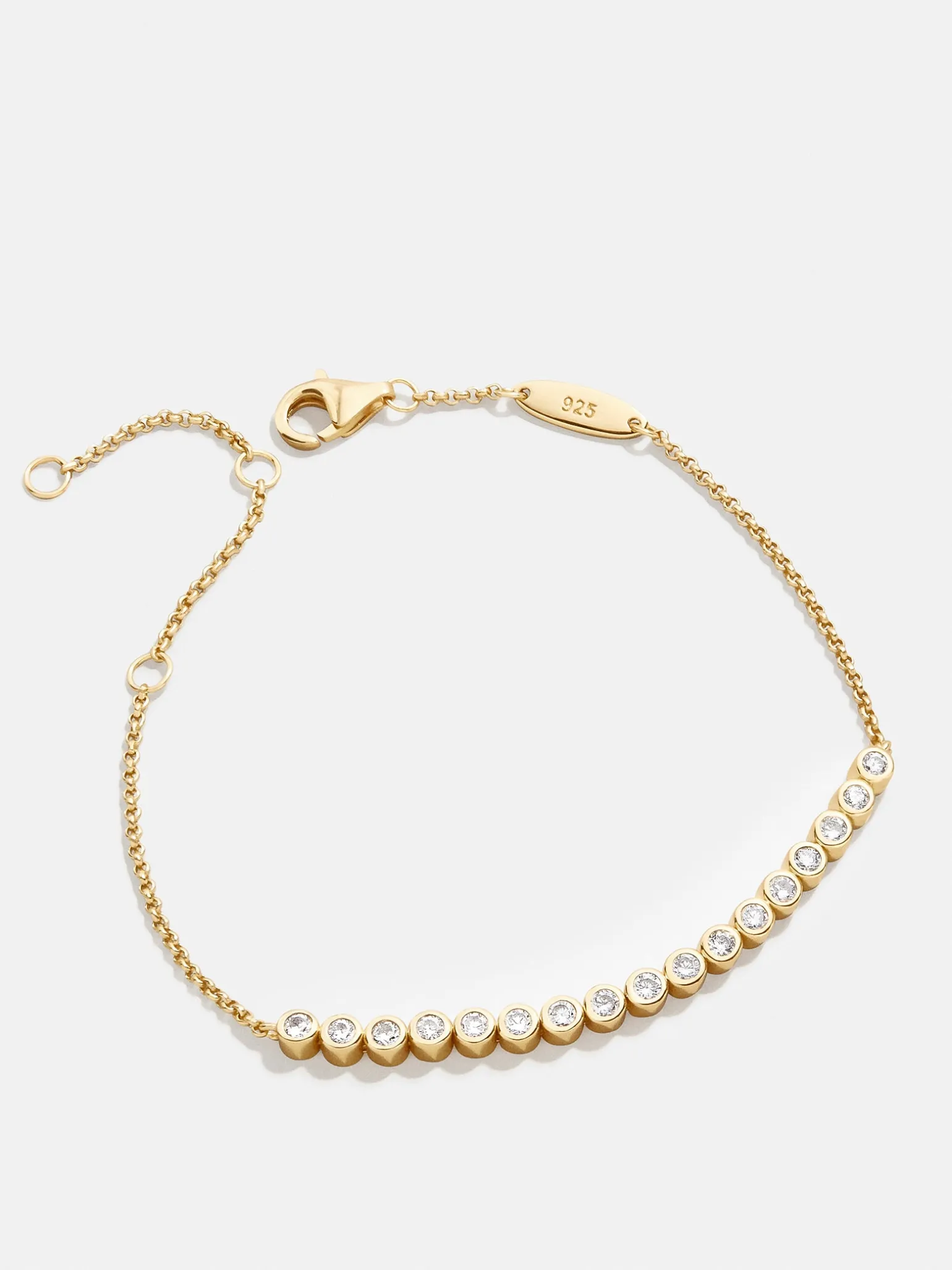 Sophie 18K Gold Vermeil Tennis Bracelet - Gold/Pavé