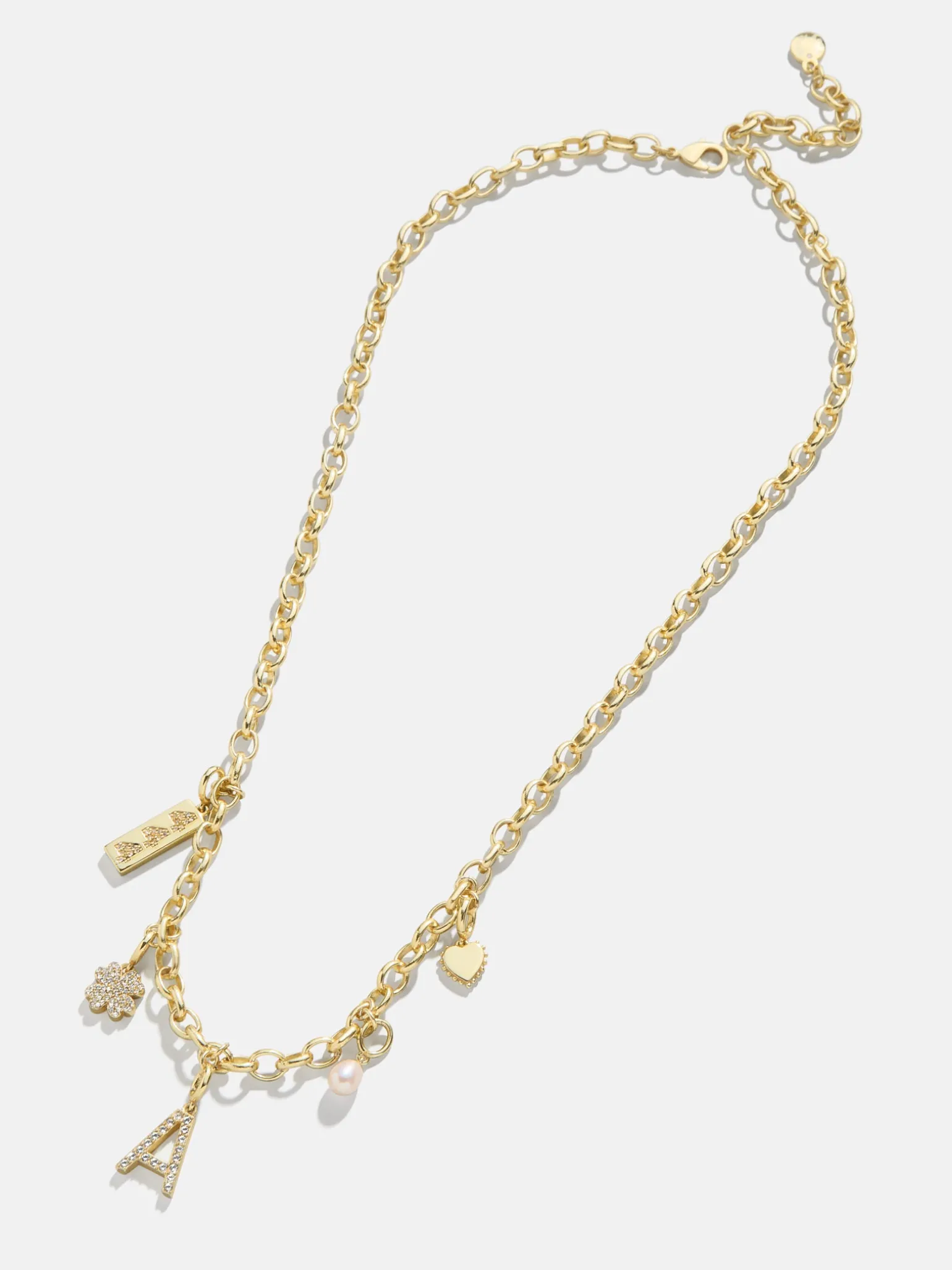 Spaced Custom Charm Necklace - Spaced Charm Necklace
